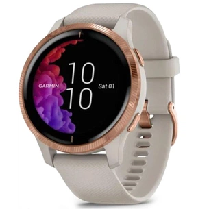 Смарт-годинник Garmin Venu, Light Sand/Rose Gold (010-02173-23) зображення 1
