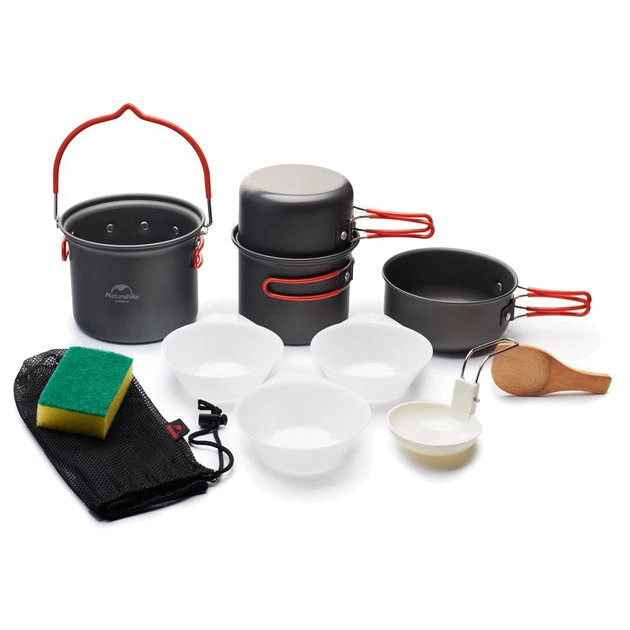 Набір туристичного посуду Naturehike NH18T018-G (6927595730324) - зображення 1