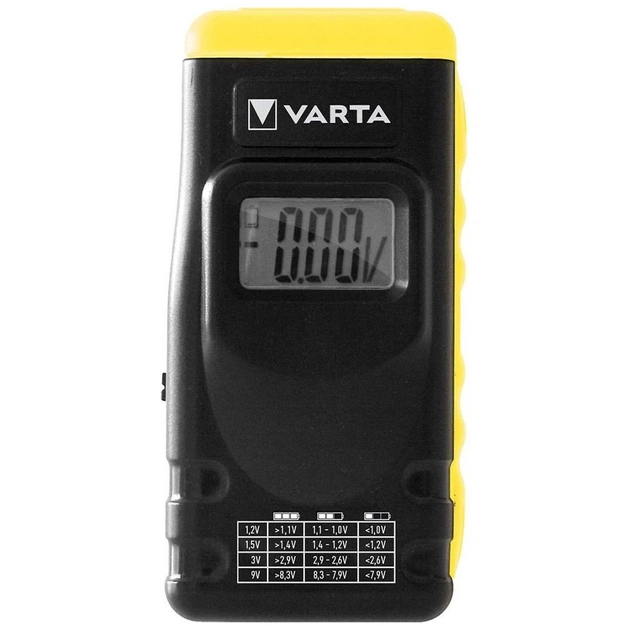 Цифровий мультиметр Varta 891 LCD DIGITAL BATTERY TESTER (Тестер напруги) (891101401) - изображение 1