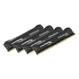 Модуль пам'яті для комп'ютера DDR4 64GB (4x16GB) 2666 MHz HyperX Savage BLACK Kingston Fury (ex.HyperX) (HX426C15SBK4/64) - зменшене зображення 2
