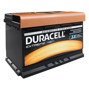 Акумулятор автомобільний Duracell Extreme AGM Start-Stop DE80AGM 80Ah 800A R+ (80AH) зображення 1