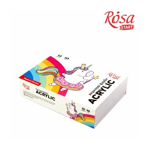 Акрилові фарби Rosa START Unicorn 12 x10 мл (4823098531005) зображення 1