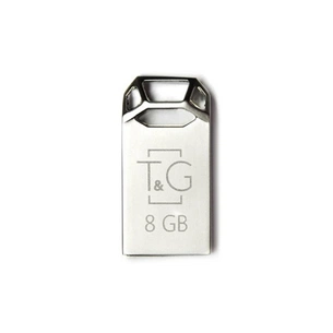 USB флеш накопичувач T&G 8GB 110 Metal Series Silve USB 2.0 (TG110-8G) зображення 1