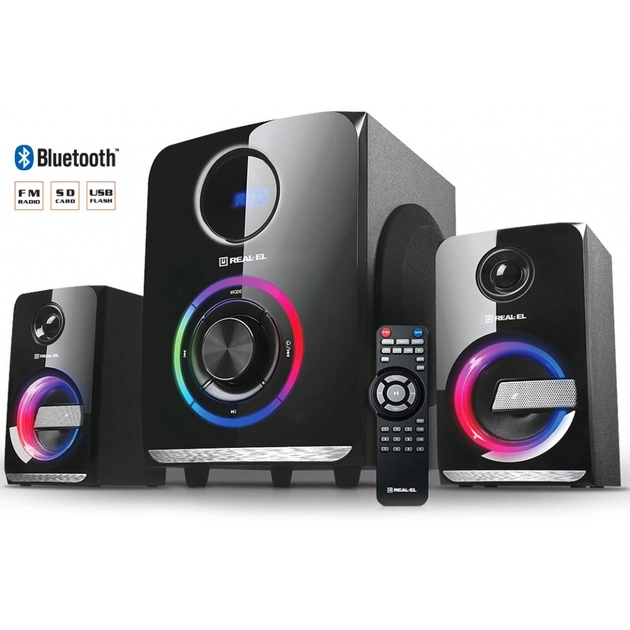 Акустична система REAL-EL M-580 Black - зображення 1