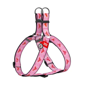 Шлея для собак WAUDOG Nylon з QR паспортом "Чудо-жінка 1" пластиковий фастекс XL (324-2015) зображення 1