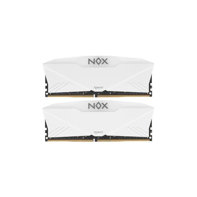Модуль пам'яті для комп'ютера DDR4 32GB (2x16GB) 3600 MHz NOX RGB White Apacer (AH4U32G36C25YNWAA-2) - зображення 1