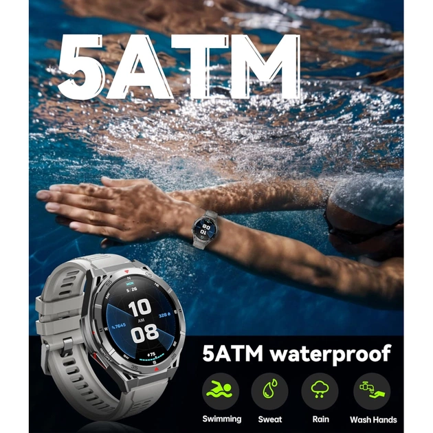 Смарт-годинник OUKITEL BT12 Grey (6931940789585) - picture 4