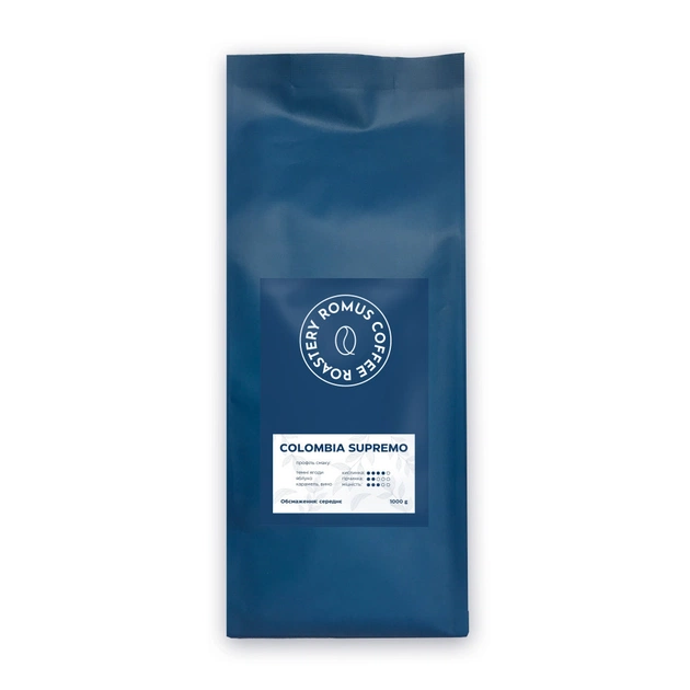 Кава Romus Colombia Supremo в зернах 1 кг (356918) - зображення 1