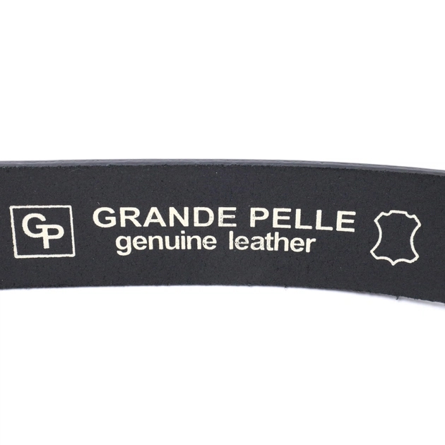 Ремінь Grande Pelle Брючний з натуральної шкіри Чорний (11674) - зображення 5