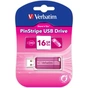 USB флеш накопичувач Verbatim 16GB Store 'n' Go PinStripe Pink USB 2.0 (49067) - зменшене зображення 5