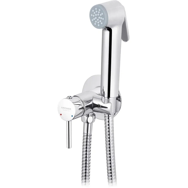 Душовий гарнітур Kroner Armada-W063 + змішувач Armada-W010 + змішувач Bidet-C082 (CVS30213) - picture 5