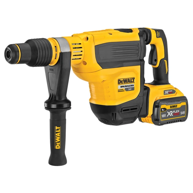 Перфоратор DeWALT безщітковий, SDS-MAX, 54 В, 10.5 Дж, 2 реж. кейс (без АКБ та ЗП) (DCH614X2) - зображення 1