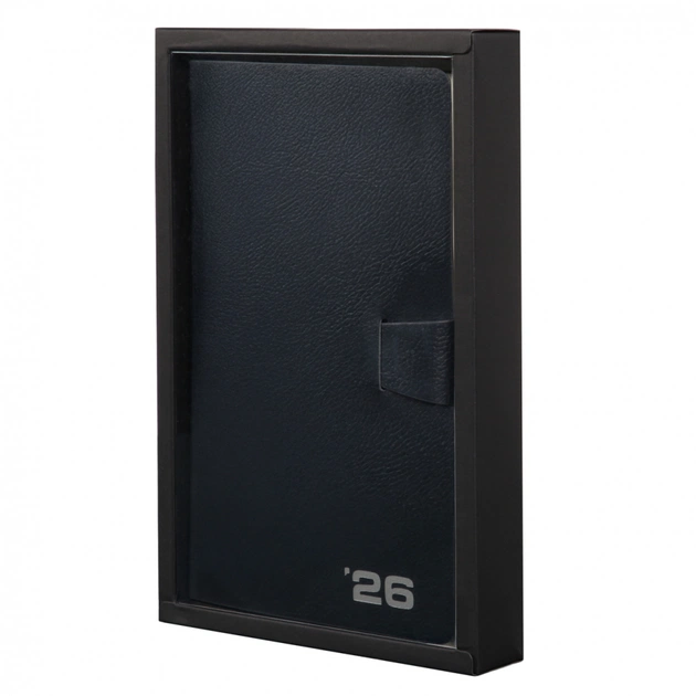 Тижневик Leo planner датований 2026 "Alpha", м‘який, темно-синій, 352 сторінки (252629) - зображення 3