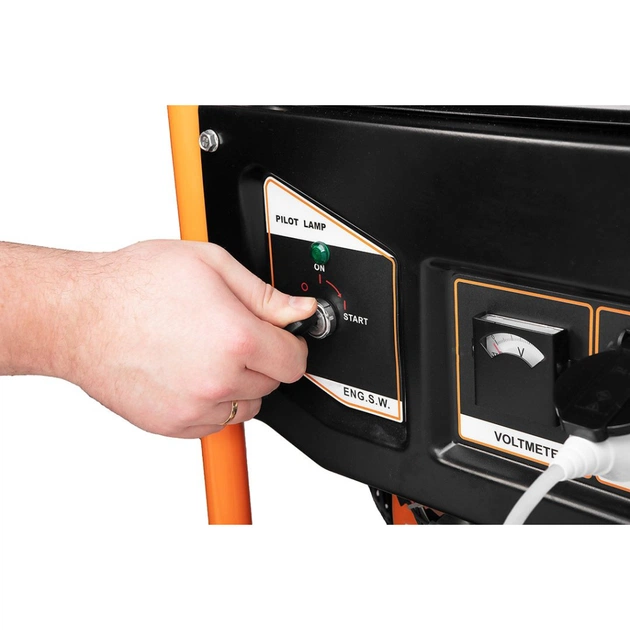 Генератор Neo Tools 230V, 1 фаза, 6/6.5kW, електростарт, AVR (04-731) - picture 9