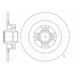 Гальмівний диск METELLI 23-0804 зображення 1