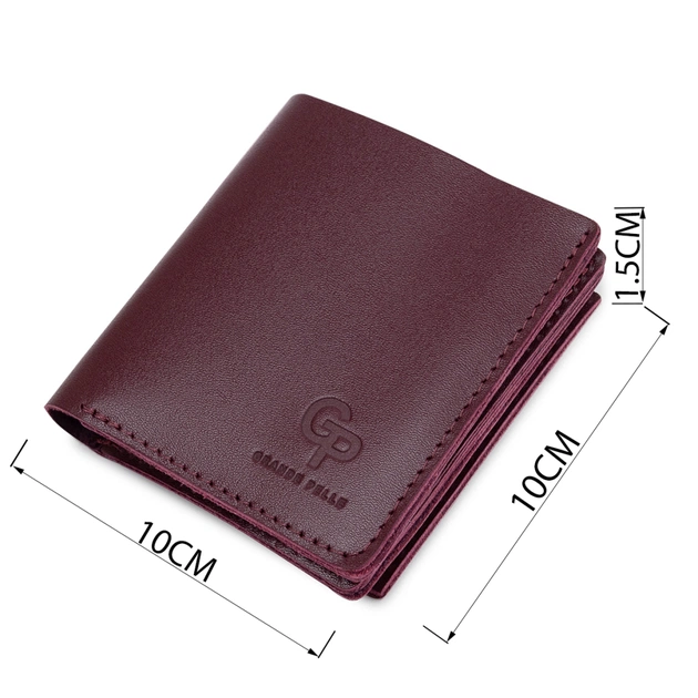 Гаманець Grande Pelle Бордовий (11518) - зображення 4