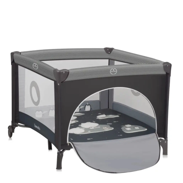 Дитячий манеж Lionelo Bonnie Grey Scandi (LO-BONNIE GREY SCANDI) - picture 1