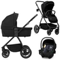 Коляска Lionelo 3 в 1 MERIL 3IN1 BLACK ONYX (LO-MERIL 3IN1 BLACK ONYX) - зменшене зображення 1