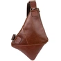 Сумка Grande Pelle Шкіряна через плече Коричнева (11358) - зменшене зображення 2