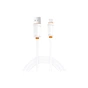 Дата кабель USB 2.0 AM to Lightning 1.0m 3A white XO (NB302-AI.white) - зменшене зображення 3