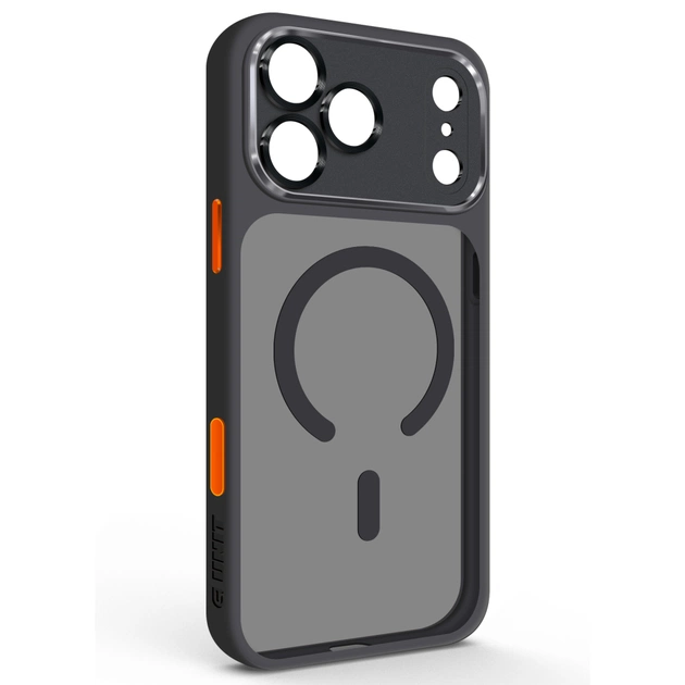 Чехол для мобильного телефона Armorstandart Unit-C MagCase SE Apple iPhone 17 Pro Max Black Orange (ARM86322) - изображение 1