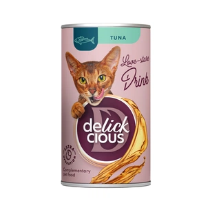 Вологий корм для кішок Delickcious Напій з тунцем 140 г (4820269141544) зображення 1