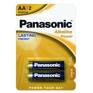 Батарейка Panasonic LR06 Alkaline Power * 2 (LR6REB/2BP) изображение 1