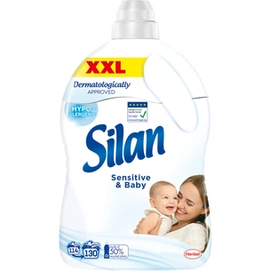 Кондиціонер для білизни Silan Sensitive & Baby 2860 мл (9000101590128) зображення 1
