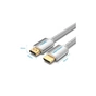 Кабель мультимедийный HDMI M to HDMI M 5.0m V2.1 4K60Hz braided aluminum alloy gray Vention (AABIJ) - уменьшенное изображение 2