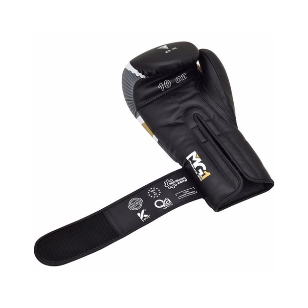 Боксерські рукавички RDX F7 Ego Black Golden 12 унцій (BGR-F7BGL-12oz) - picture 6