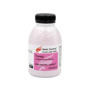 Тонер Brother 50г magenta, фасовка Static Control (TRBUNIVCOL-50BM-P) зображення 1