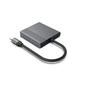 Док-станція Cablexpert USB-C 3-в-1 (A-CM-HDMIFDPF-01) - зменшене зображення 1