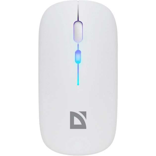 Мышка Defender Coda MB-261 Led Wireless/Bluetooth White (52262) - изображение 1