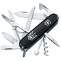 Ніж Victorinox Huntsman Ukraine 91 мм Чорний Тризуб готичний білий (1.3713.3_T0630u) - зменшене зображення 1