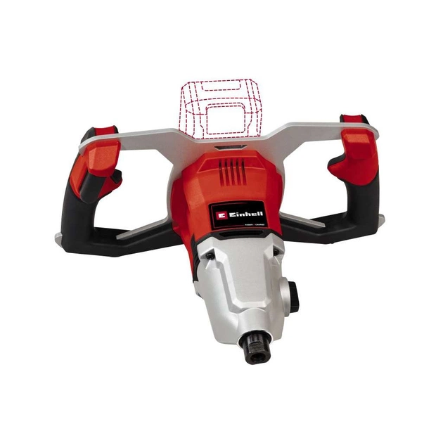 Міксер будівельний Einhell TP-MX 18-2 Li BL - Solo, PXC, 18В, 450/720об/хв, М14, 60Нм (без АКБ та ЗП) (4258770) - picture 4