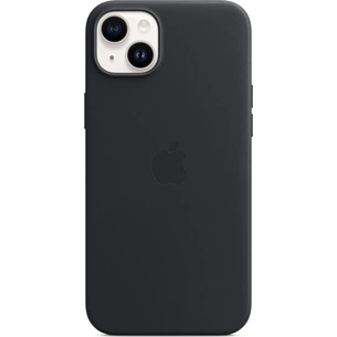 Чохол до мобільного телефона Apple iPhone 14 Plus Leather Case with MagSafe - Midnight,Model A2907 (MPP93ZE/A) зображення 1