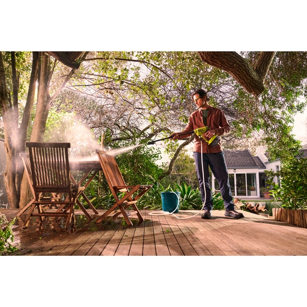 Мийка високого тиску Ryobi низького тиску RY18PW22A-0, 18В ONE+, 22бар, 182 л/год. (без АКБ та ЗП) (5133004570) - picture 8