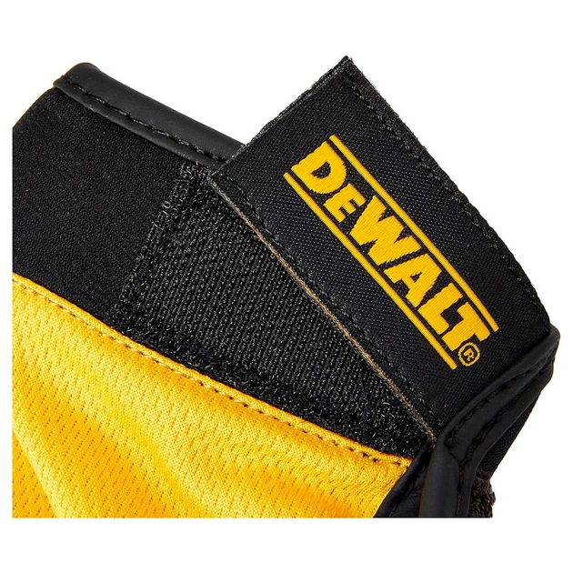 Защитные перчатки DeWALT частично открытые, разм. L/9, с накладками на ладони (DPG214L) - изображение 4