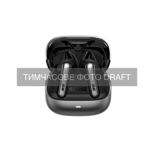 Навушники 2E Sense Black (2E-EBTWS6BK) зображення 1