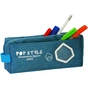Пенал Cool For School 2 відділення Блакитний (J-2622-blue) - зменшене зображення 2