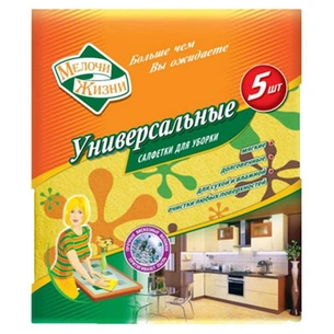 Серветки для прибирання Мелочи Жизни универсальные 4+1 шт (4823058321387) зображення 1