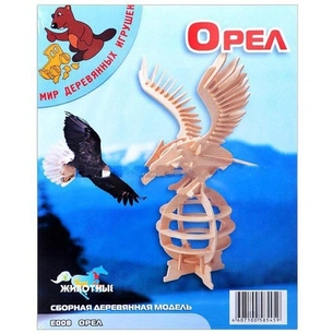 Збірна модель Мир деревянных игрушек Орел (Е008) зображення 1