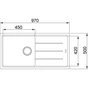 Мийка кухонна Franke BASIS BFG 611-97 (114.0363.933) - зменшене зображення 2