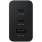 Зарядний пристрій Samsung 2xUSB-С 65W PD PPS/USB-A Black (EP-T6530NBEGEU) - зменшене зображення 3