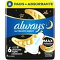 Гігієнічні прокладки Always Ultimate Night Розмір 6 8 шт. (8700216213905) - зменшене зображення 2