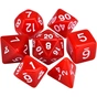 Набір кубиків для настільних ігор Games 7 Days Opaque 7 Dice Set - Red (g7dopaq06) - уменьшенное изображение 1