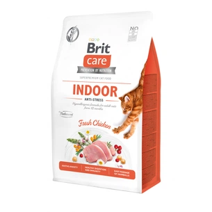 Сухий корм для кішок Brit Care Cat GF Indoor Anti-stress 400 г (8595602540860) зображення 1