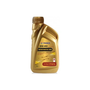 Моторна олива TEDEX SYNTHETIC (MS) MOTOR OIL 5W20 - 1л зображення 1