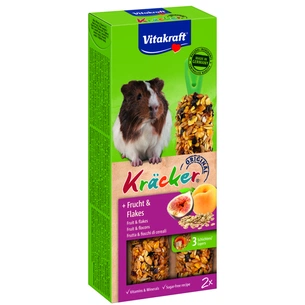 Ласощі для гризунів Vitakraft Kracker з фруктами для морських свинок 112 г (4008239251558) зображення 1