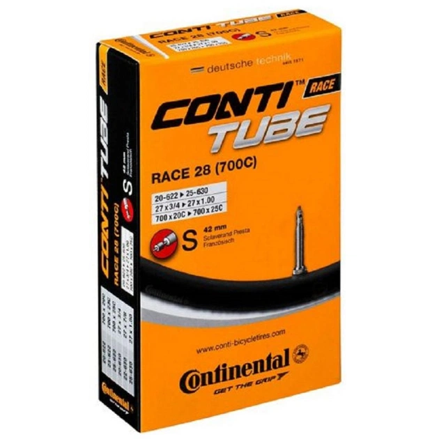Велосипедна камера Continental Race 28" 18-622 / 25-630 PR42mm (181781) - зображення 1